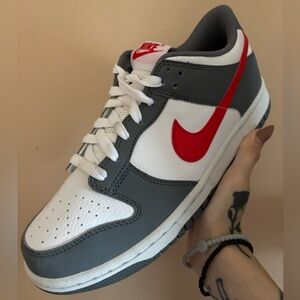 Nike Dunk Low Next Nature GS ‘Smoke Grey Light Crimson'